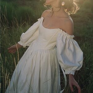 Bridal corset renaissance wedding dress